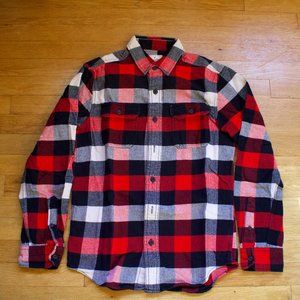 American Eagle Christmas Plaid Flannel